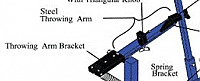 Throwing Arm for The Louisville Slugger Ultimate Pitching Machine or the UPM 45